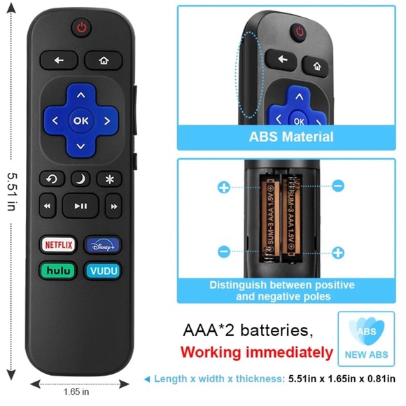 New Roku tv remote - Picture 3 of 6